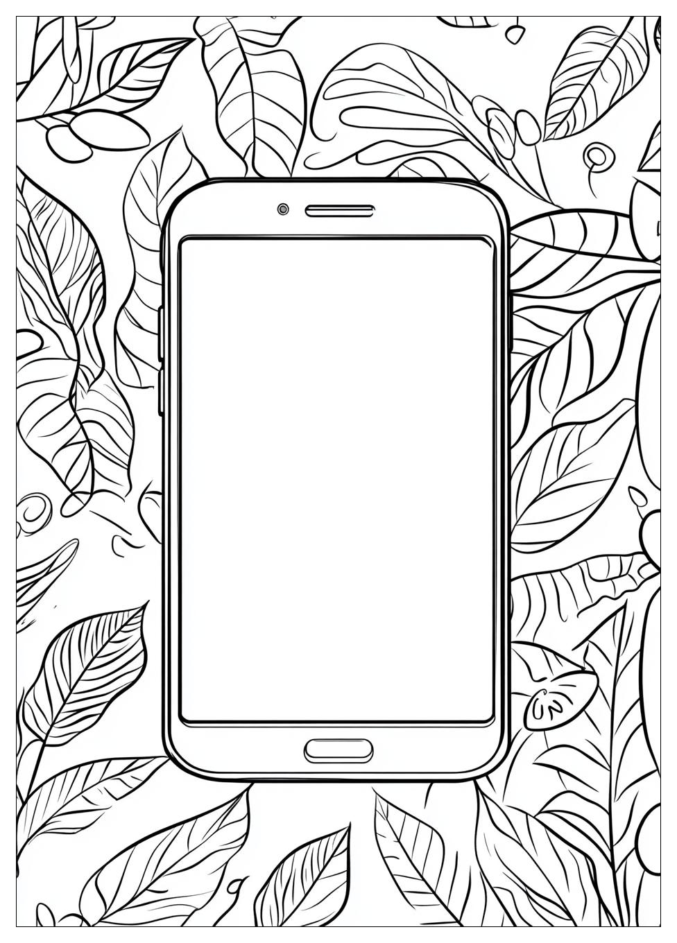 Phone Coloring Pages-9