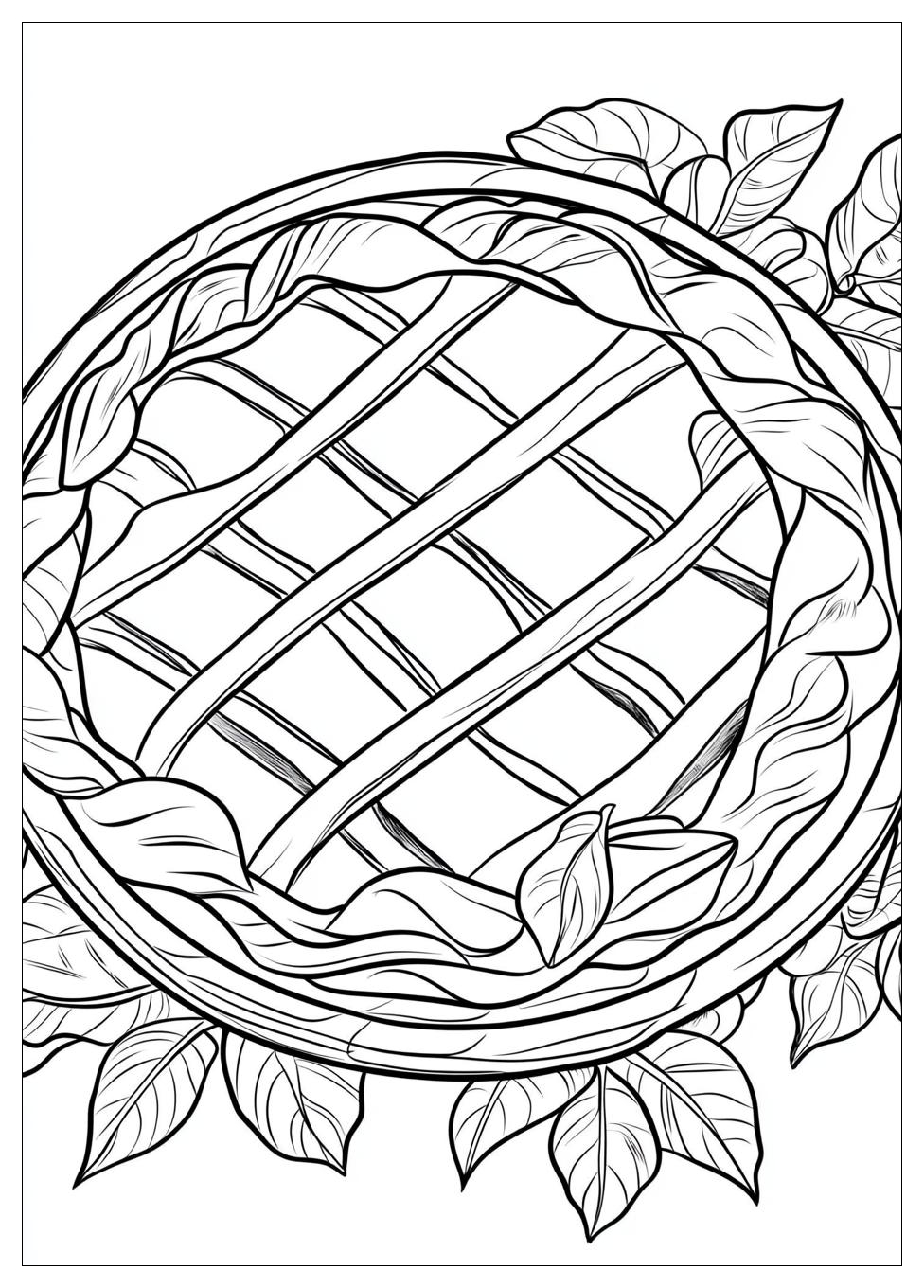 Pie Coloring Pages-13