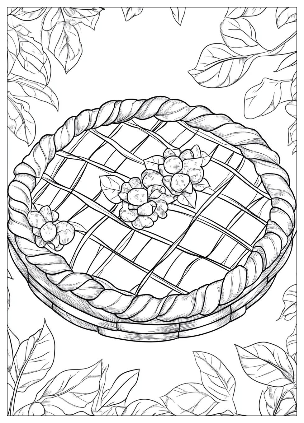 Pie Coloring Pages-17