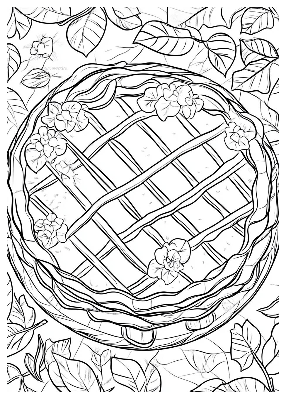 Pie Coloring Pages-18