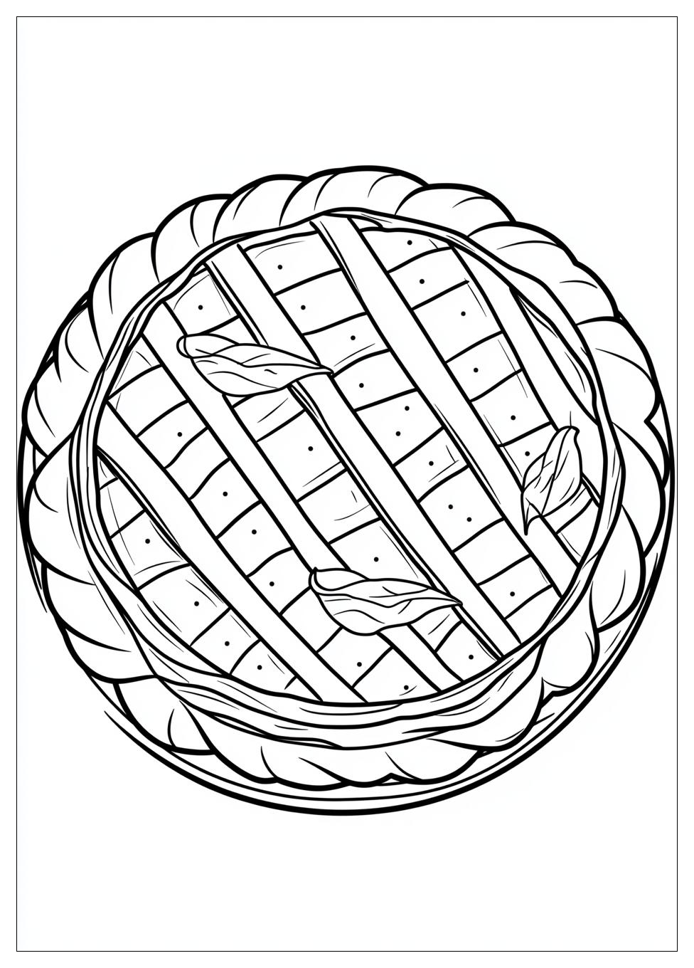 Pie Coloring Pages-2
