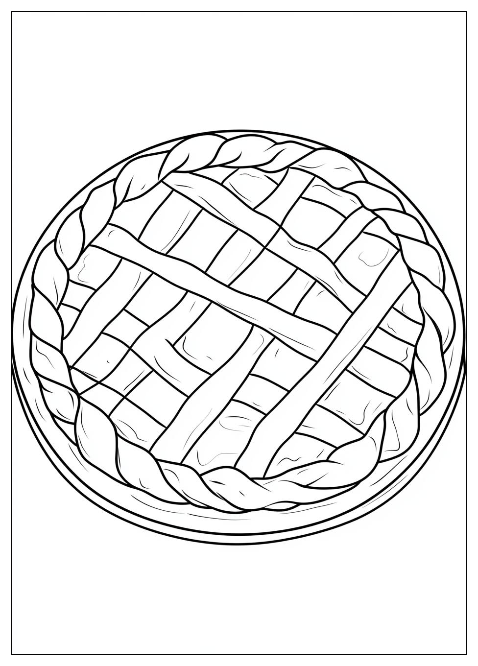 Pie Coloring Pages-5