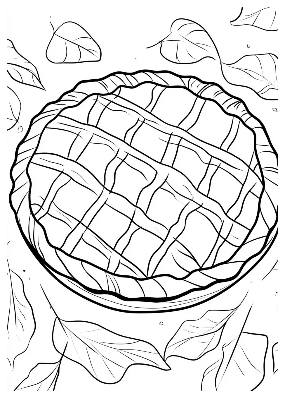 Pie Coloring Pages-7