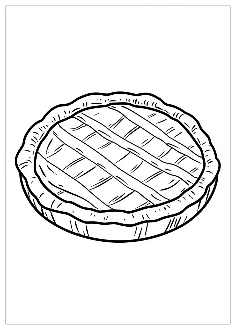 Pie Coloring Pages-8