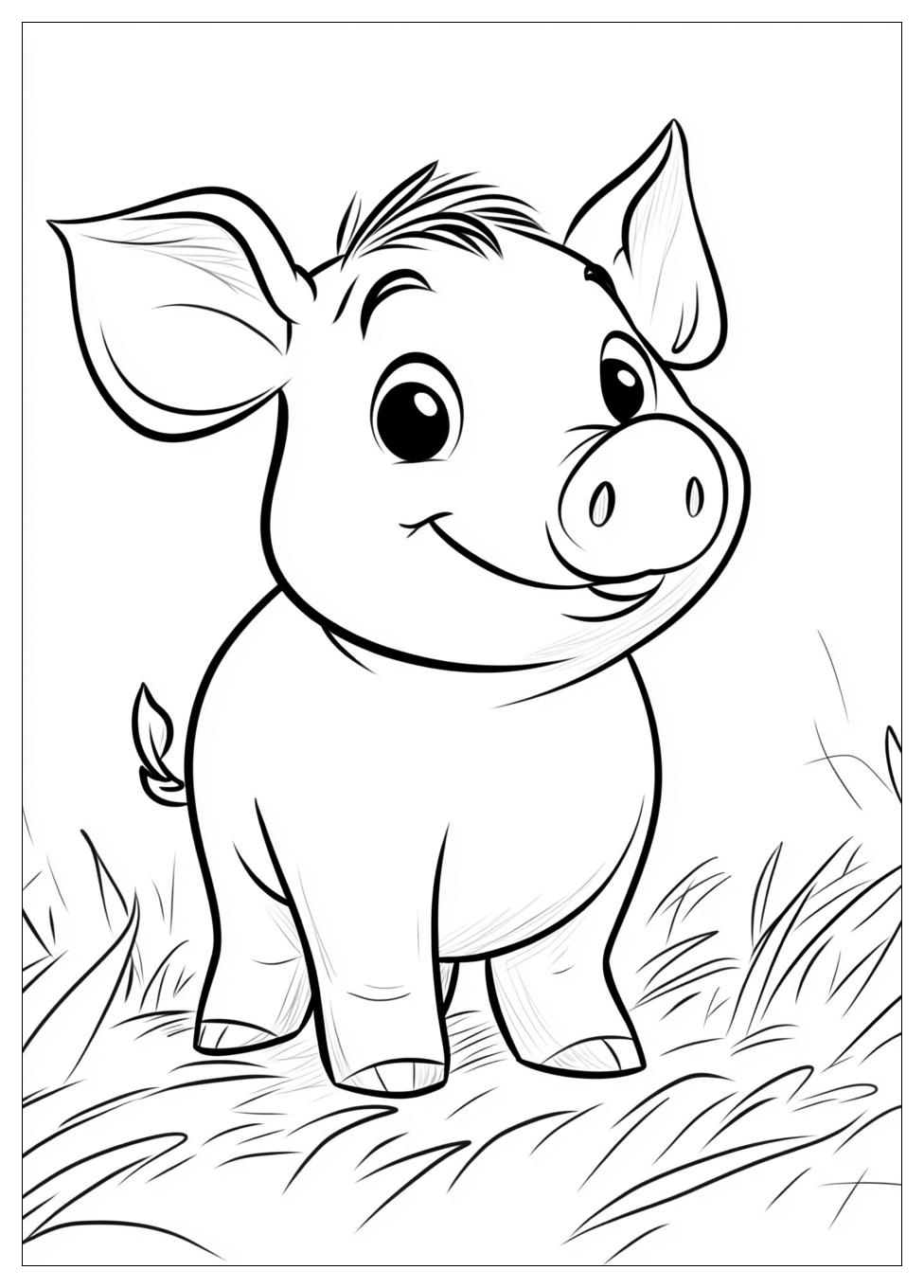Piglet Coloring Pages-11
