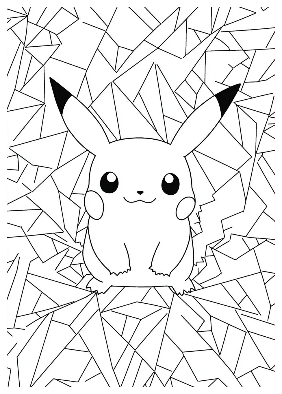 Pikachu Coloring Pages-11