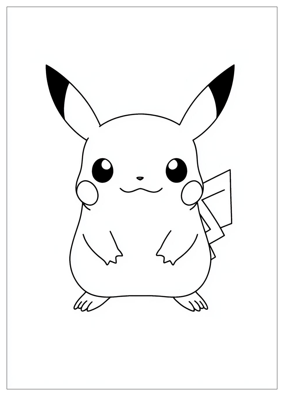 Pikachu Coloring Pages-12