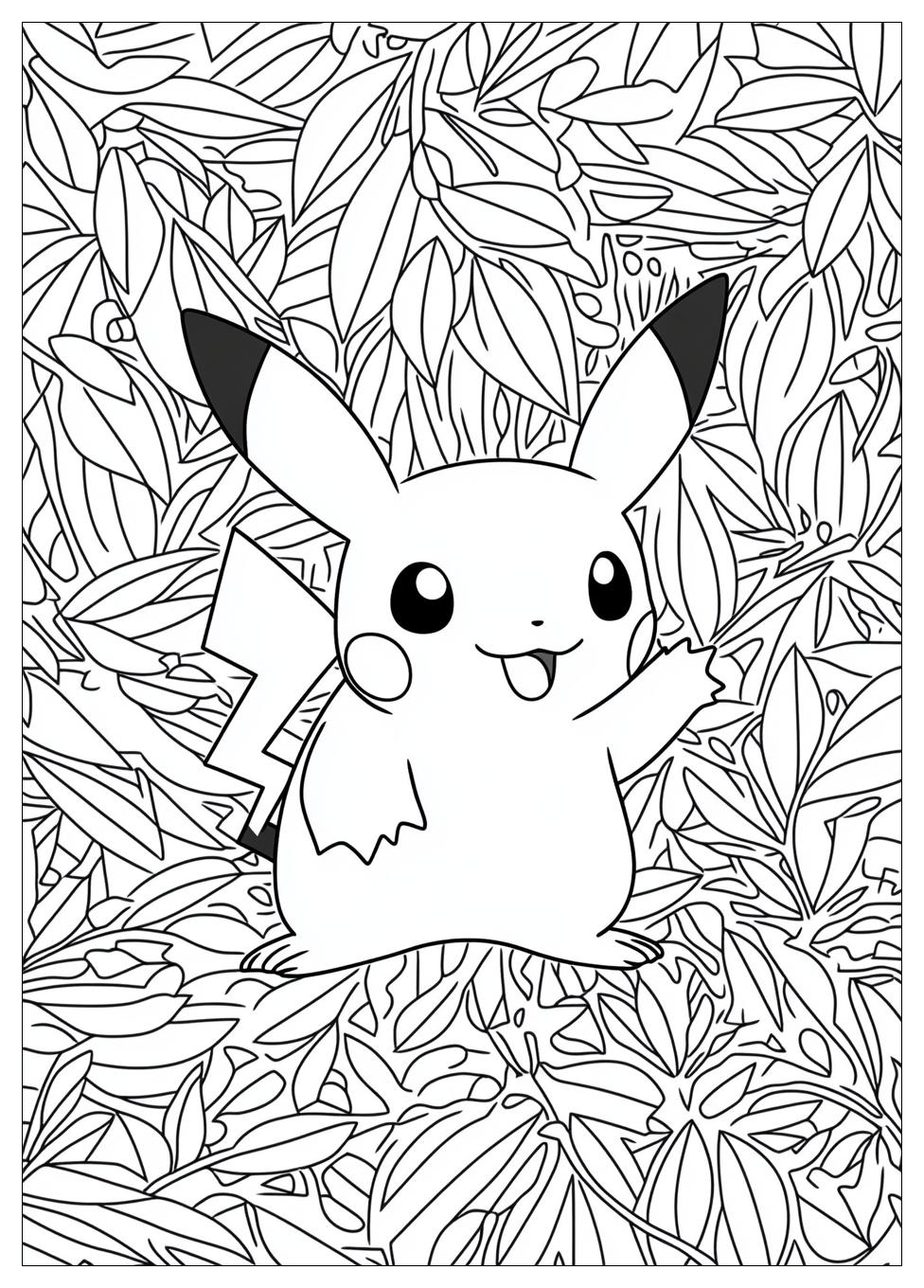 Pikachu Coloring Pages-13
