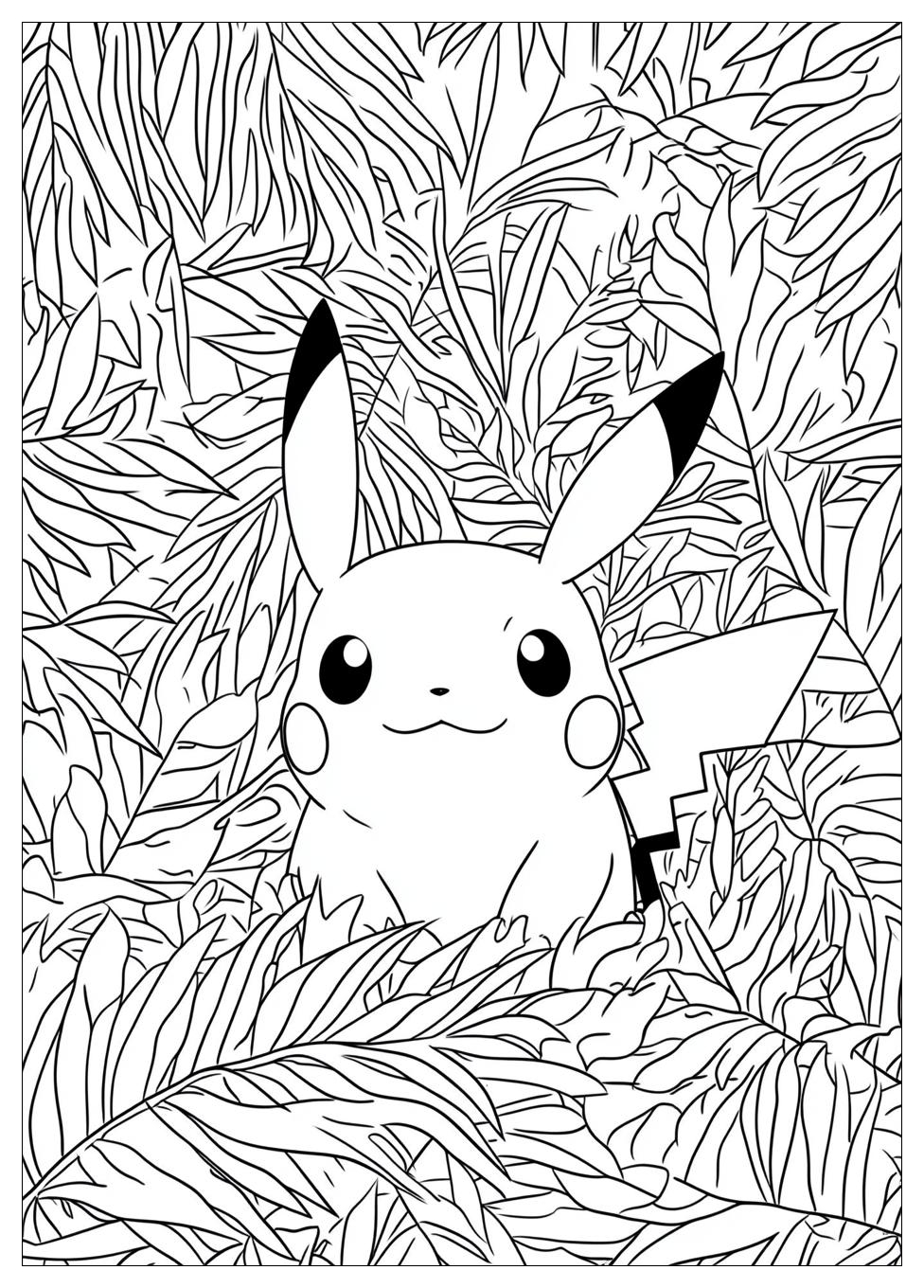 Pikachu Coloring Pages-17