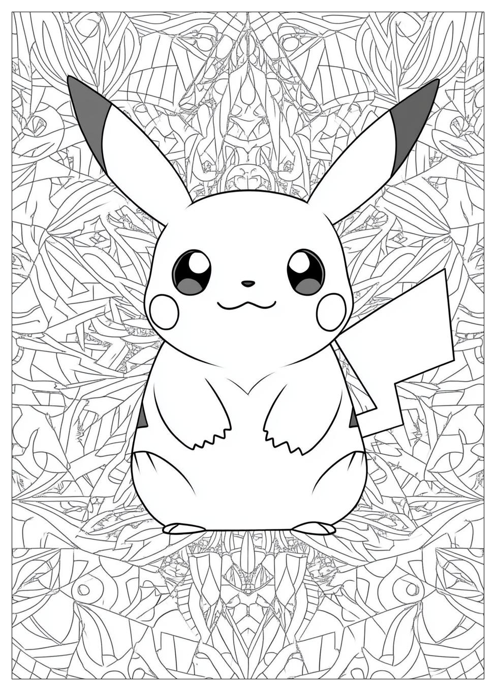 Pikachu Coloring Pages-18