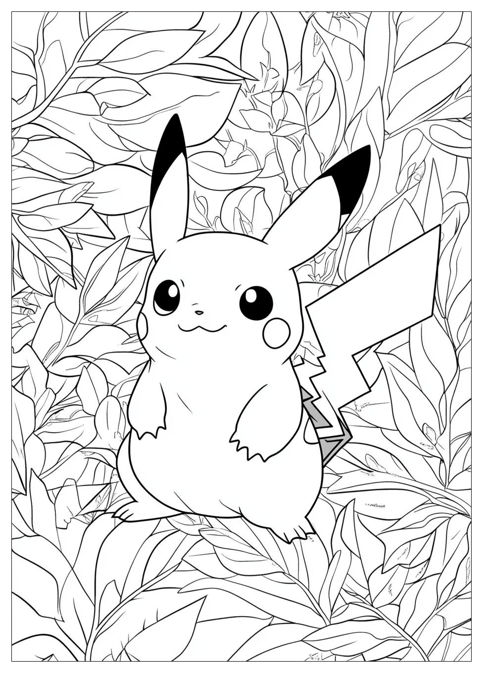 Pikachu Coloring Pages-19