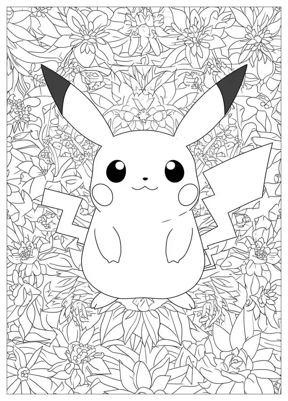 Pikachu Coloring Pages-20