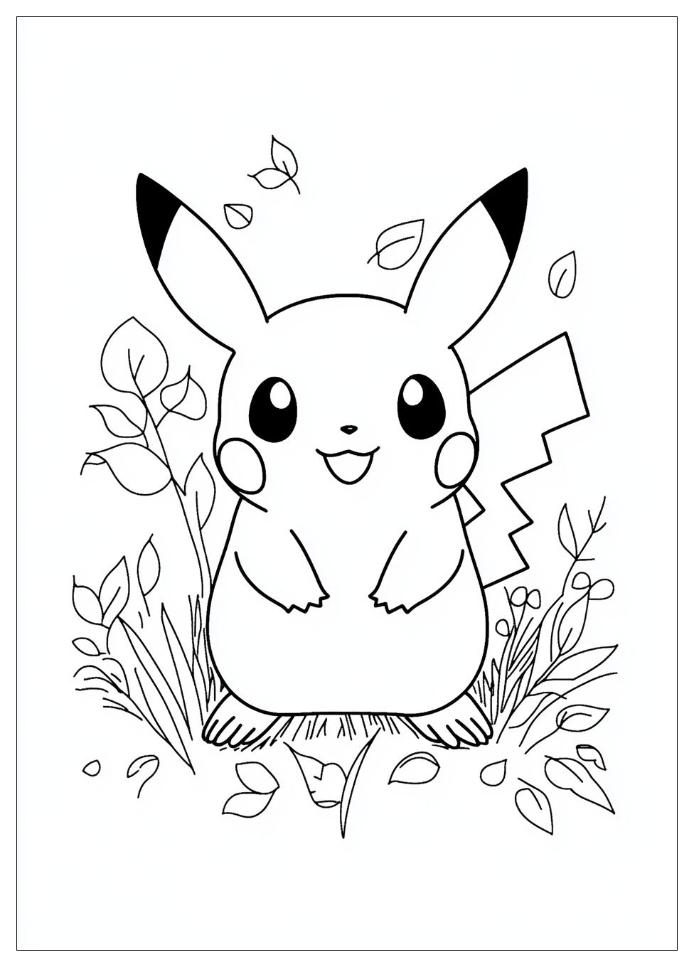 Pikachu Coloring Pages-3