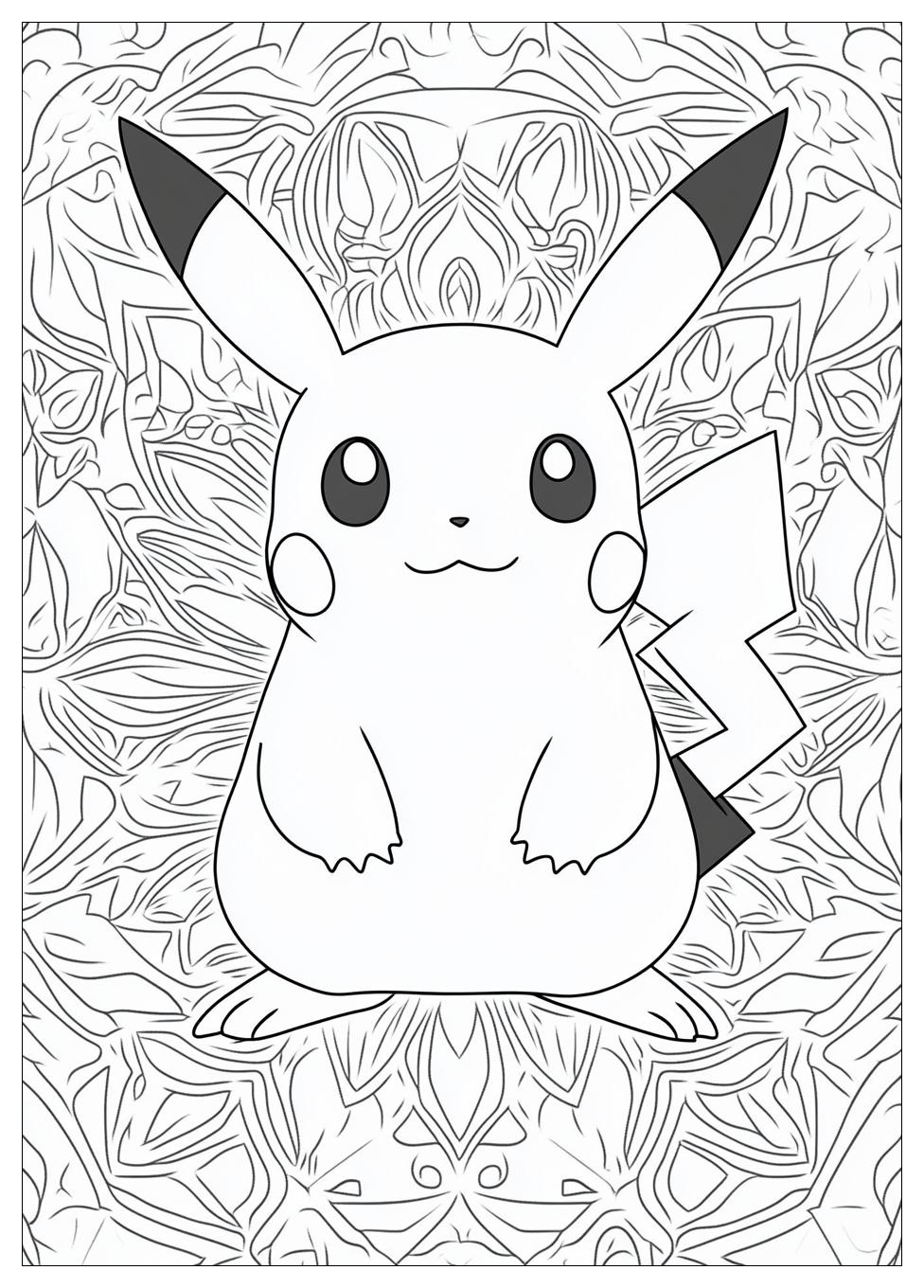 Pikachu Coloring Pages-6