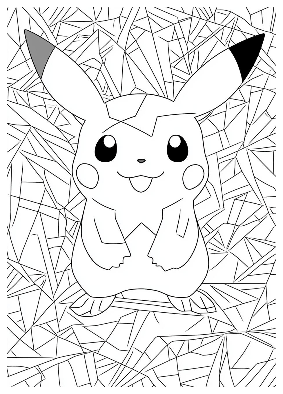 Pikachu Coloring Pages-8