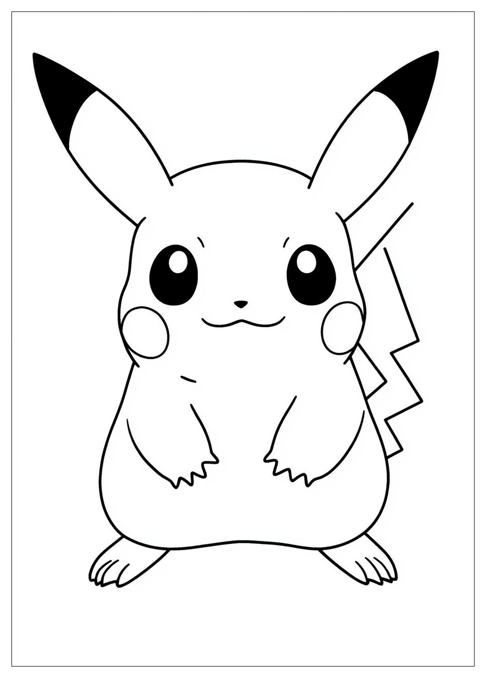 Pikachu Coloring Pages-9