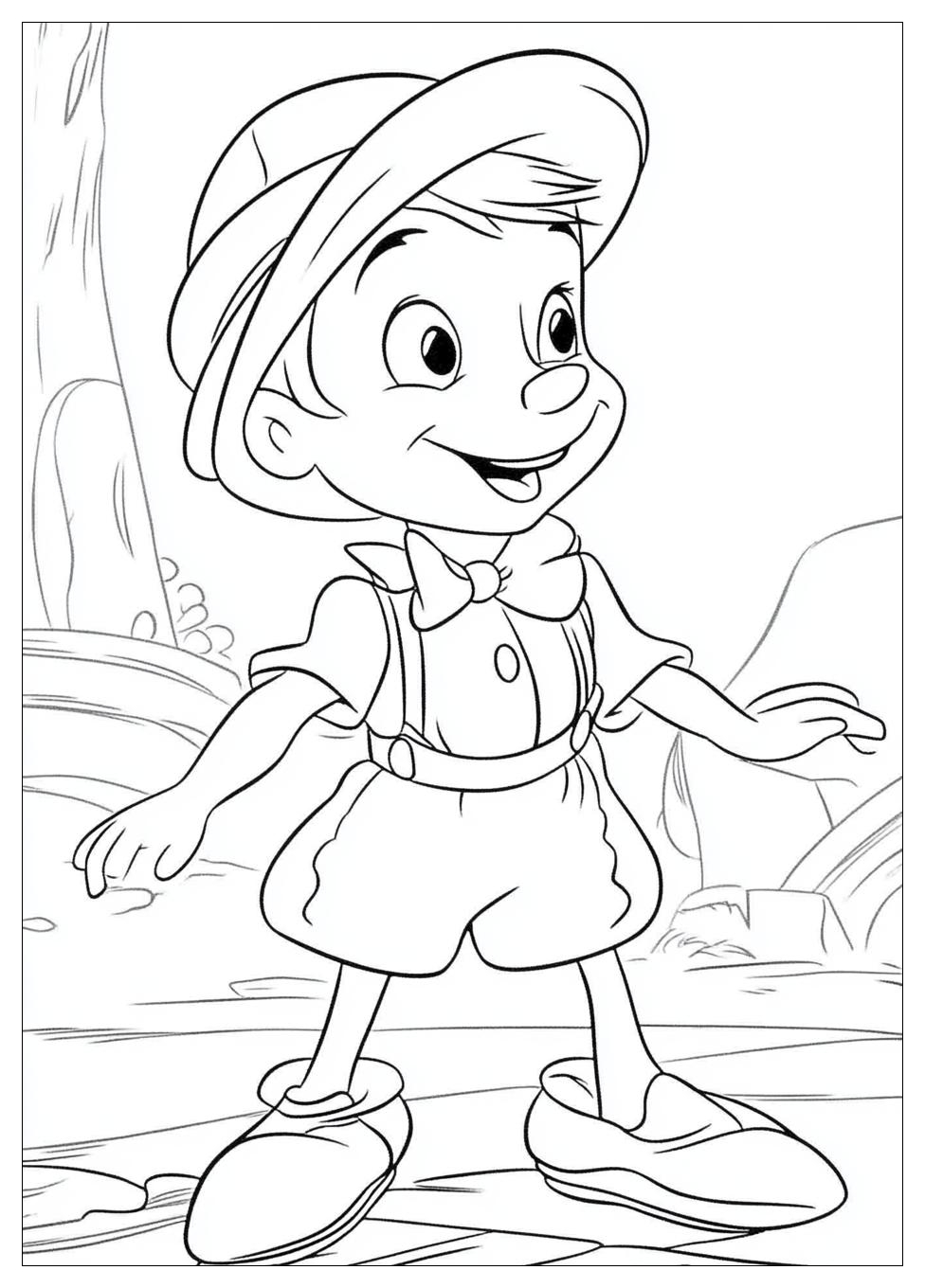 Free Printable Pinocchio Coloring Pages 10 Pinocchio Coloring Pages-10