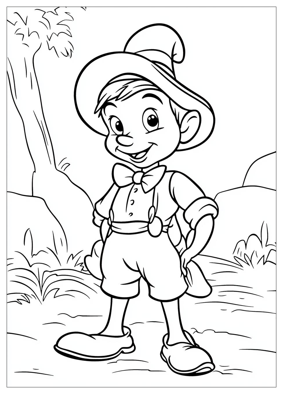 Free Printable Pinocchio Coloring Pages 11 Pinocchio Coloring Pages-11