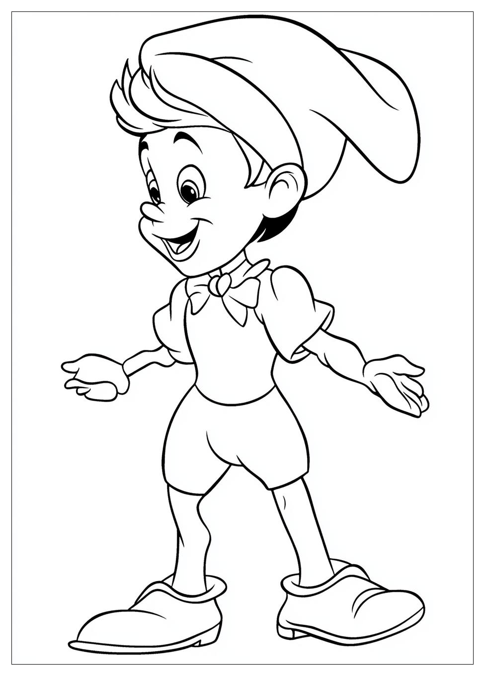 Free Printable Pinocchio Coloring Pages 12 Pinocchio Coloring Pages-12