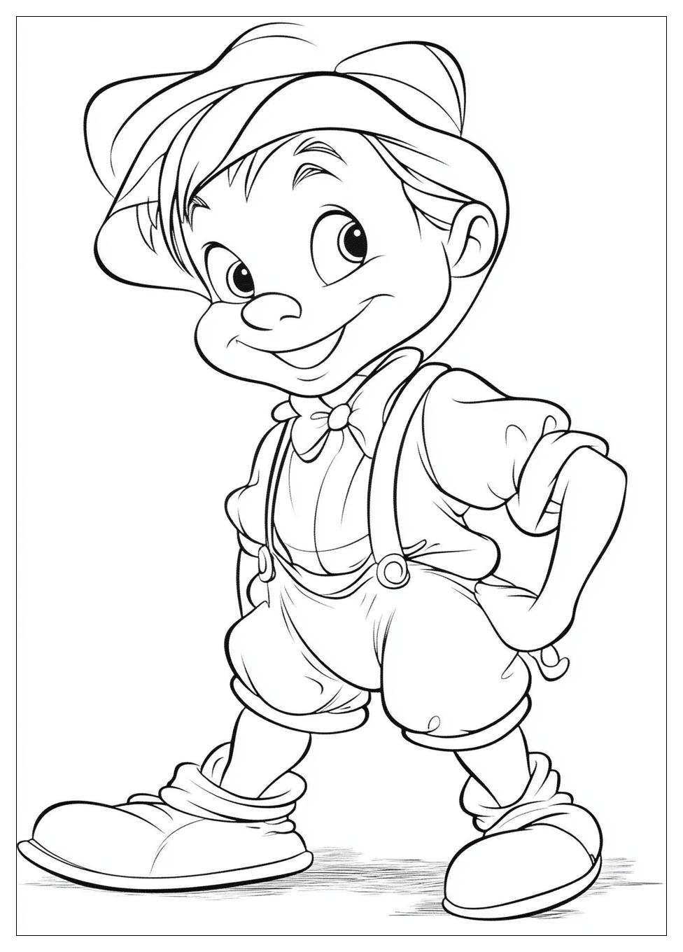 Free Printable Pinocchio Coloring Pages 16 Pinocchio Coloring Pages-16