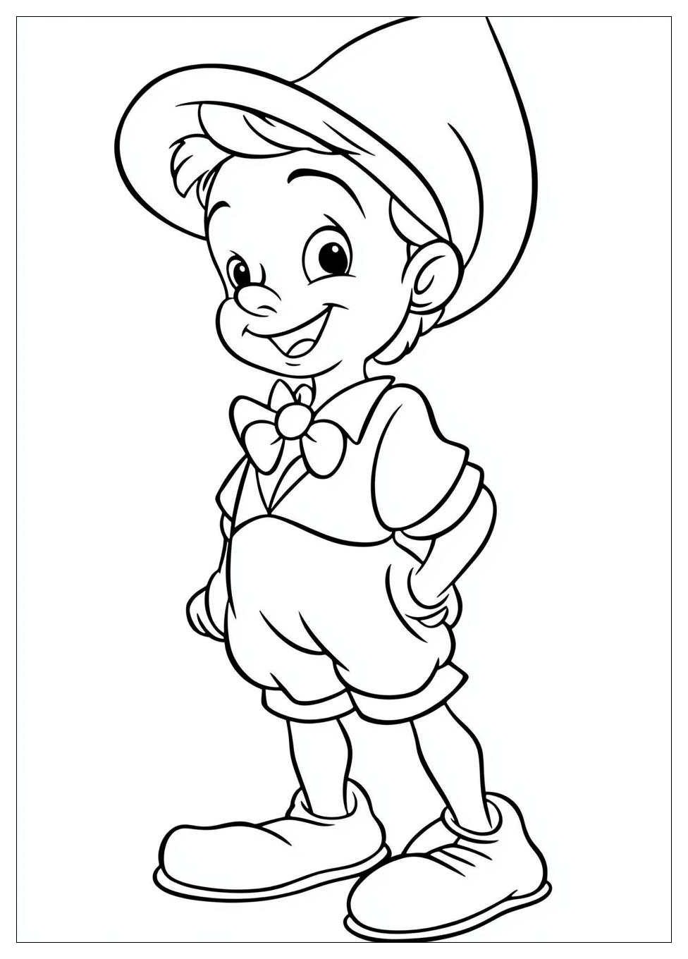 Free Printable Pinocchio Coloring Pages 3 Pinocchio Coloring Pages-3