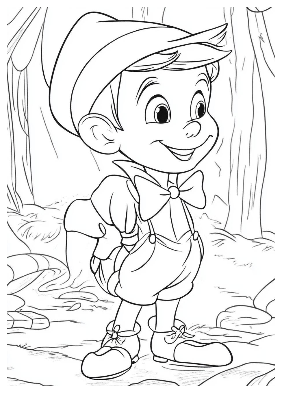 Free Printable Pinocchio Coloring Pages 5 Pinocchio Coloring Pages-5