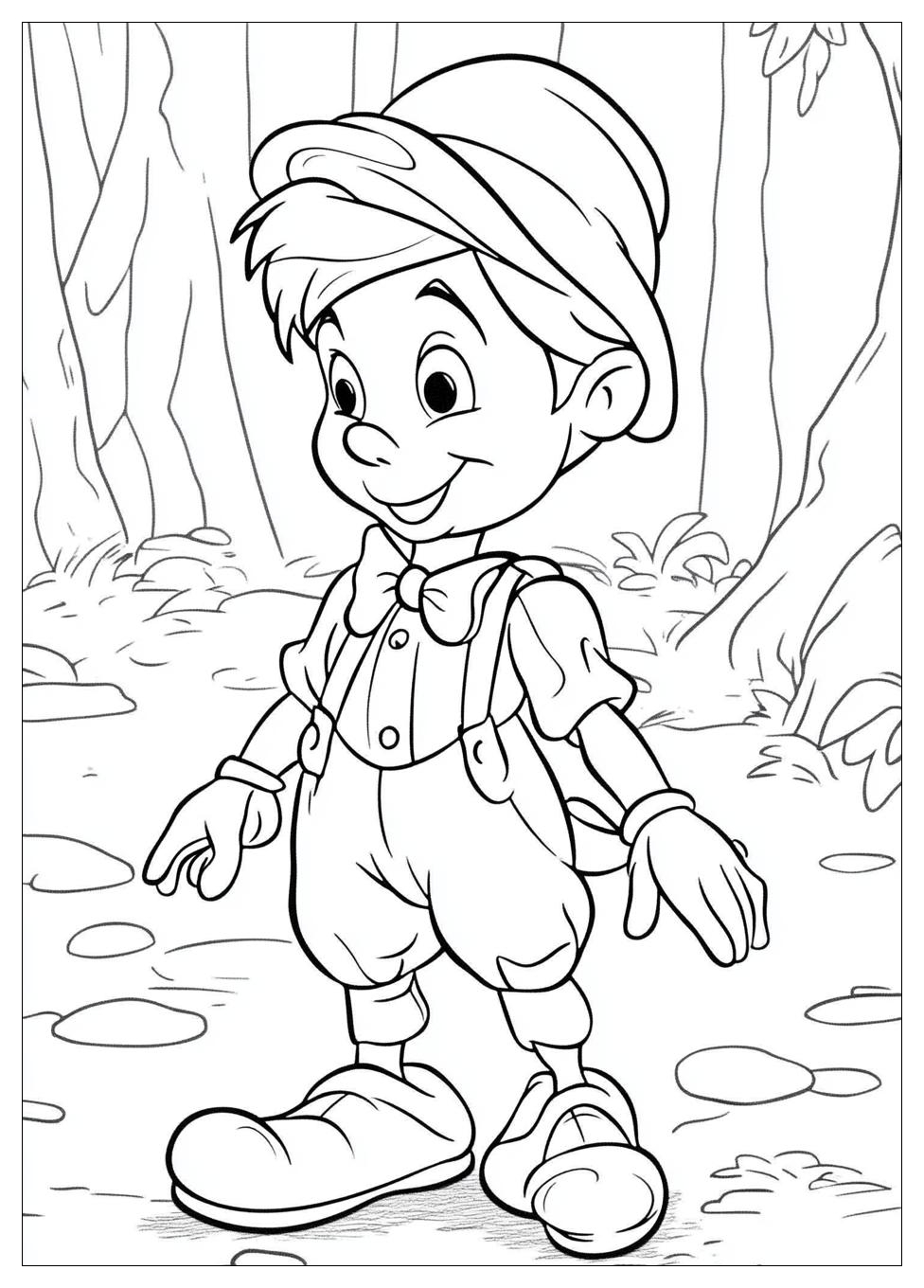 Free Printable Pinocchio Coloring Pages 9 Pinocchio Coloring Pages-9