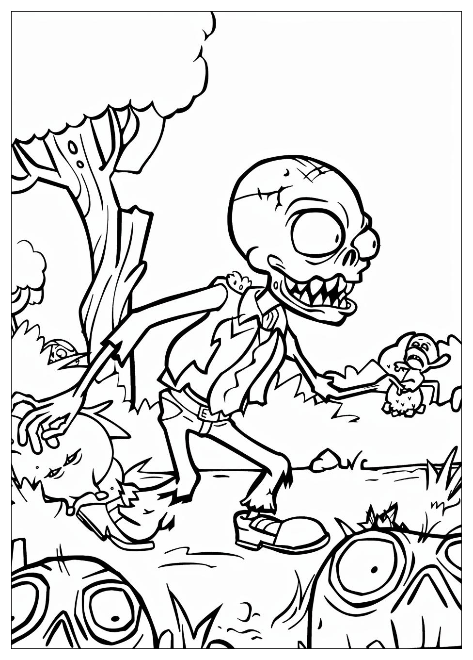 Plants Vs Zombies Coloring Pages-10