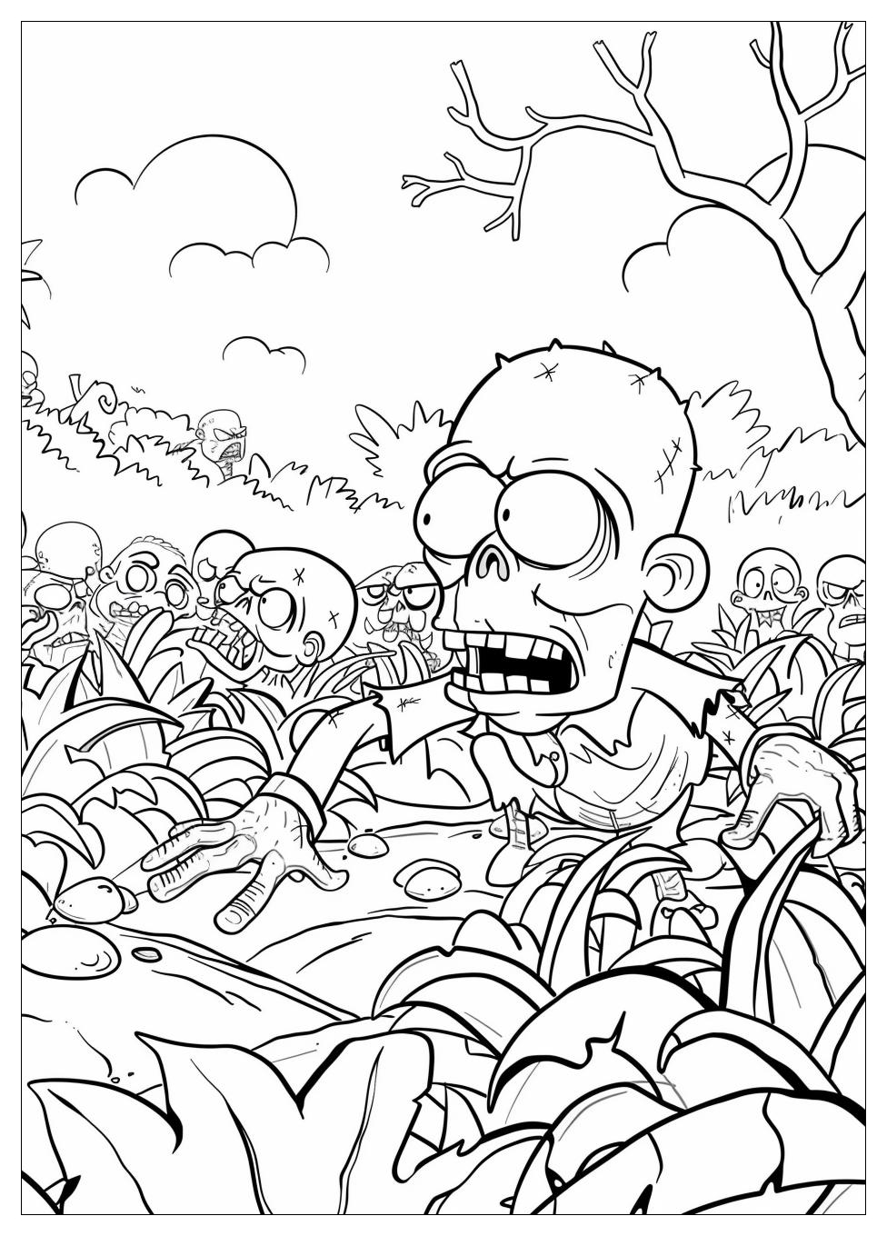Plants Vs Zombies Coloring Pages-13