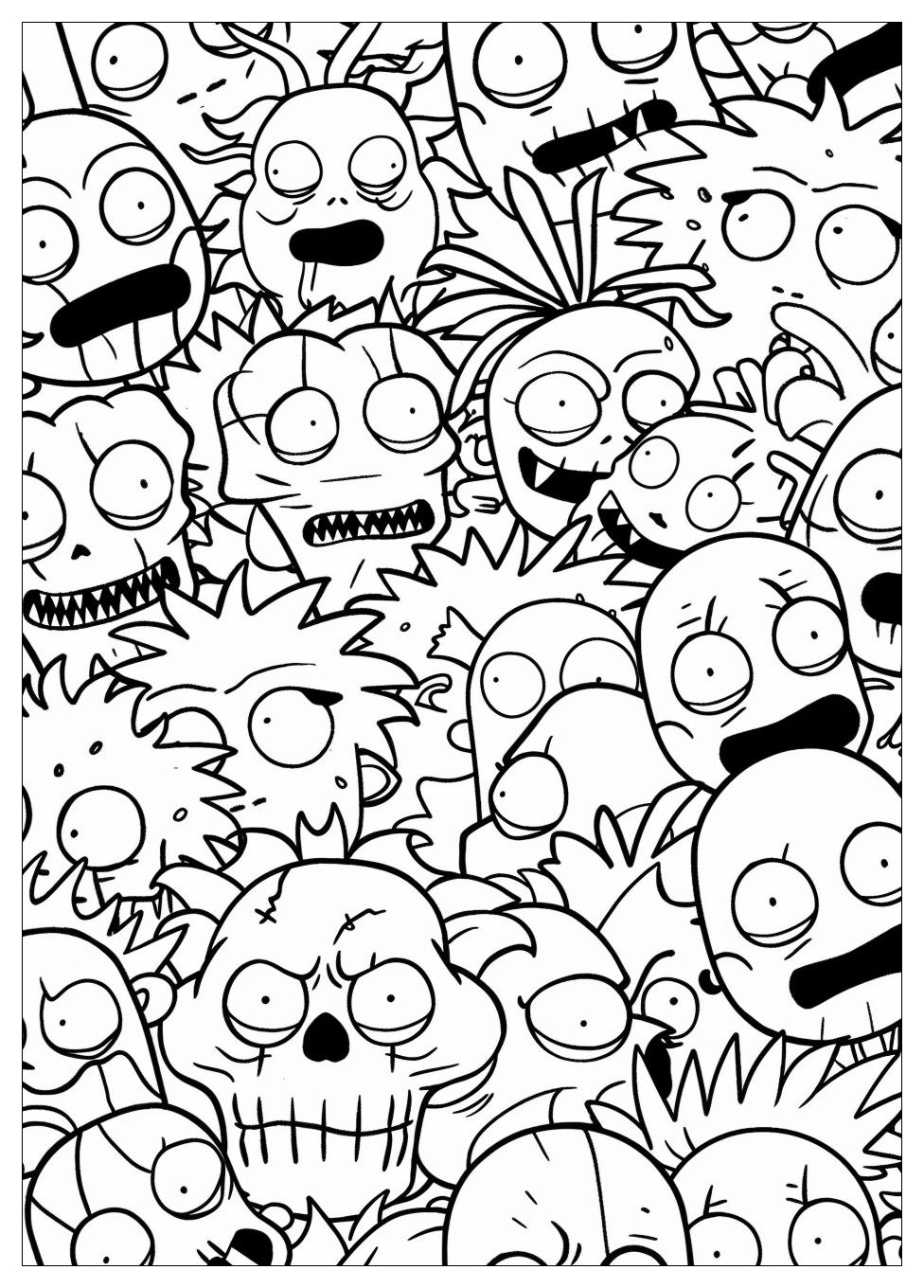 Plants Vs Zombies Coloring Pages-16