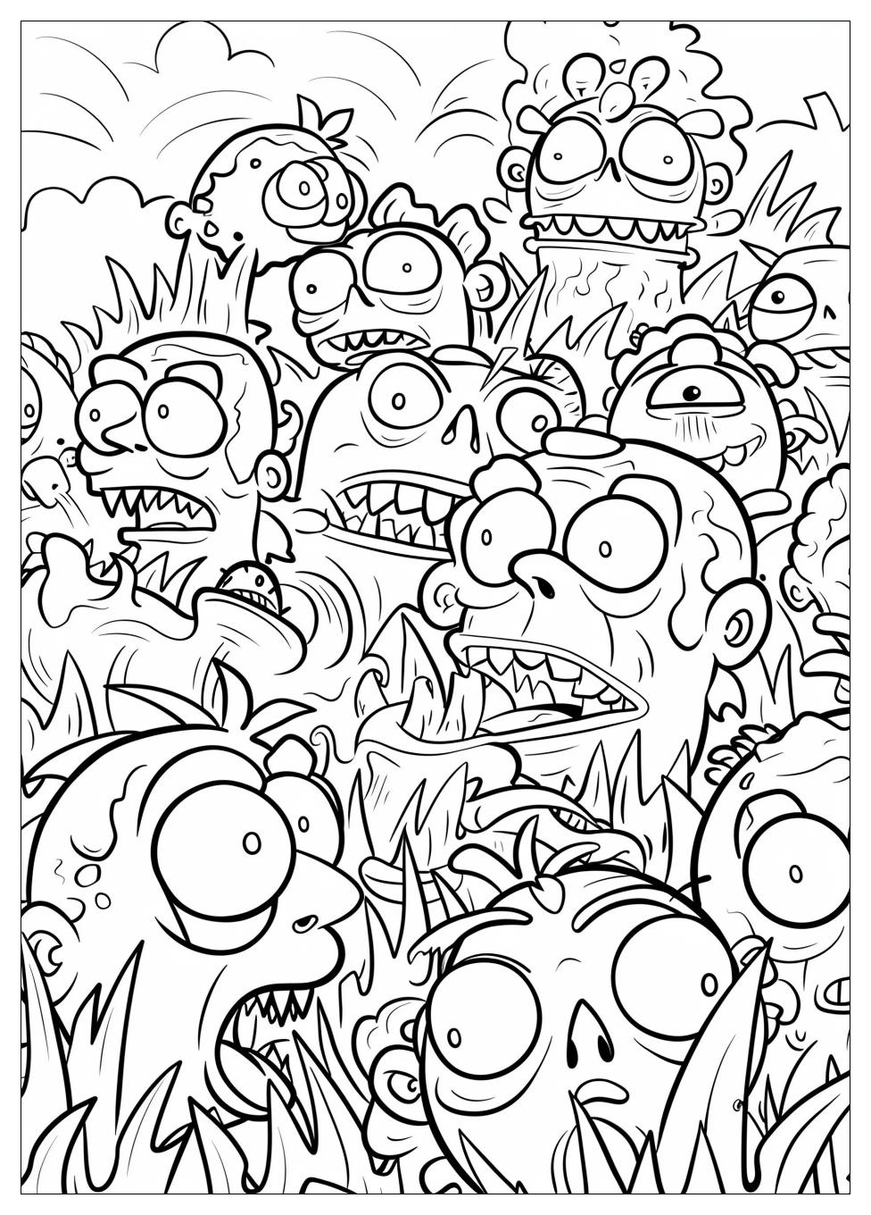 Plants Vs Zombies Coloring Pages-17