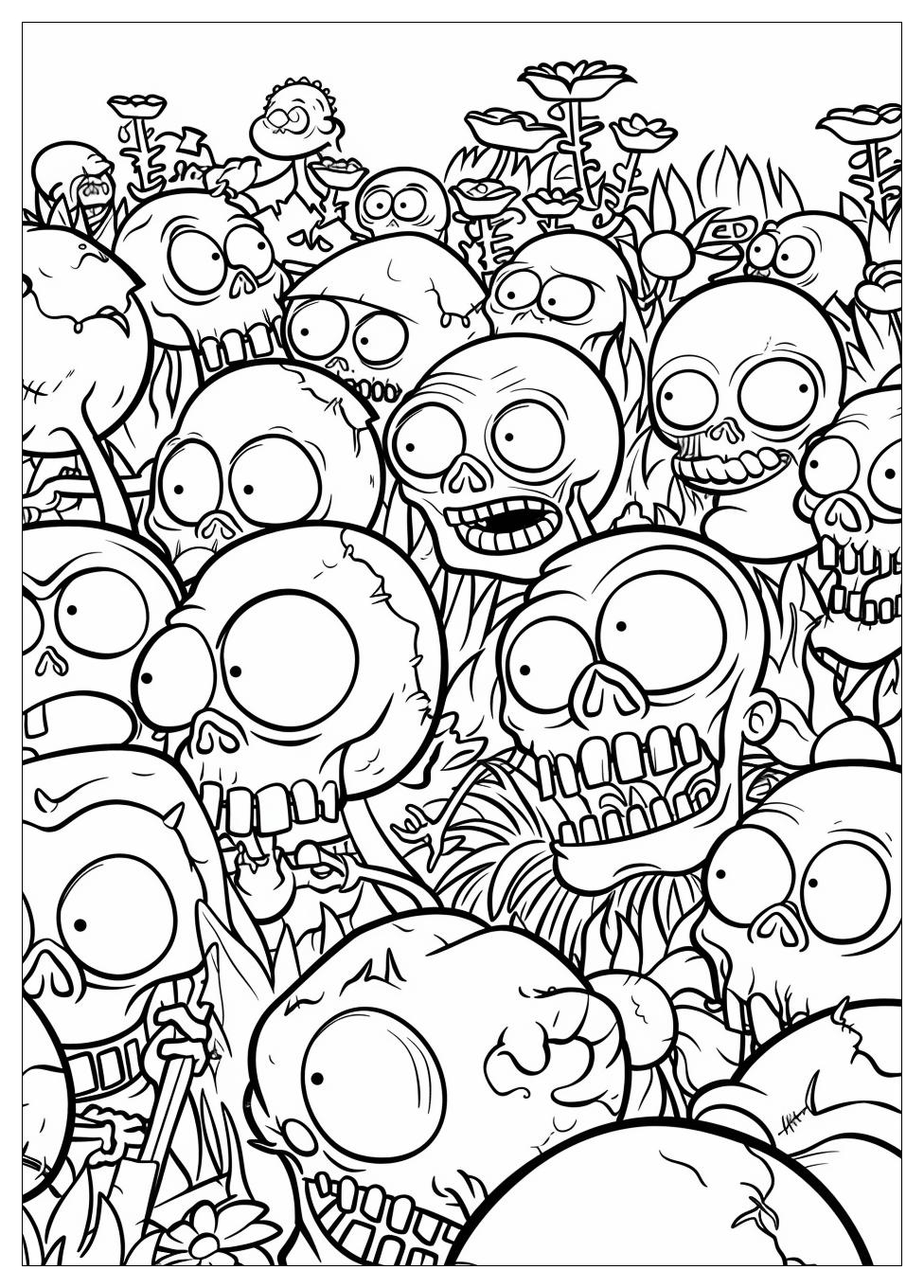 Plants Vs Zombies Coloring Pages-19