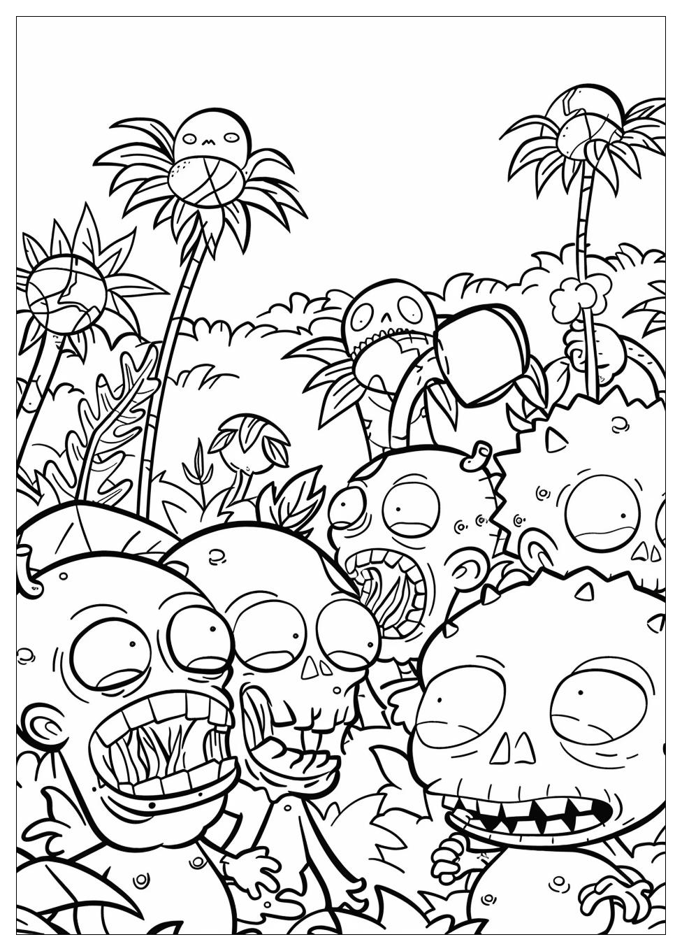 Plants Vs Zombies Coloring Pages-20