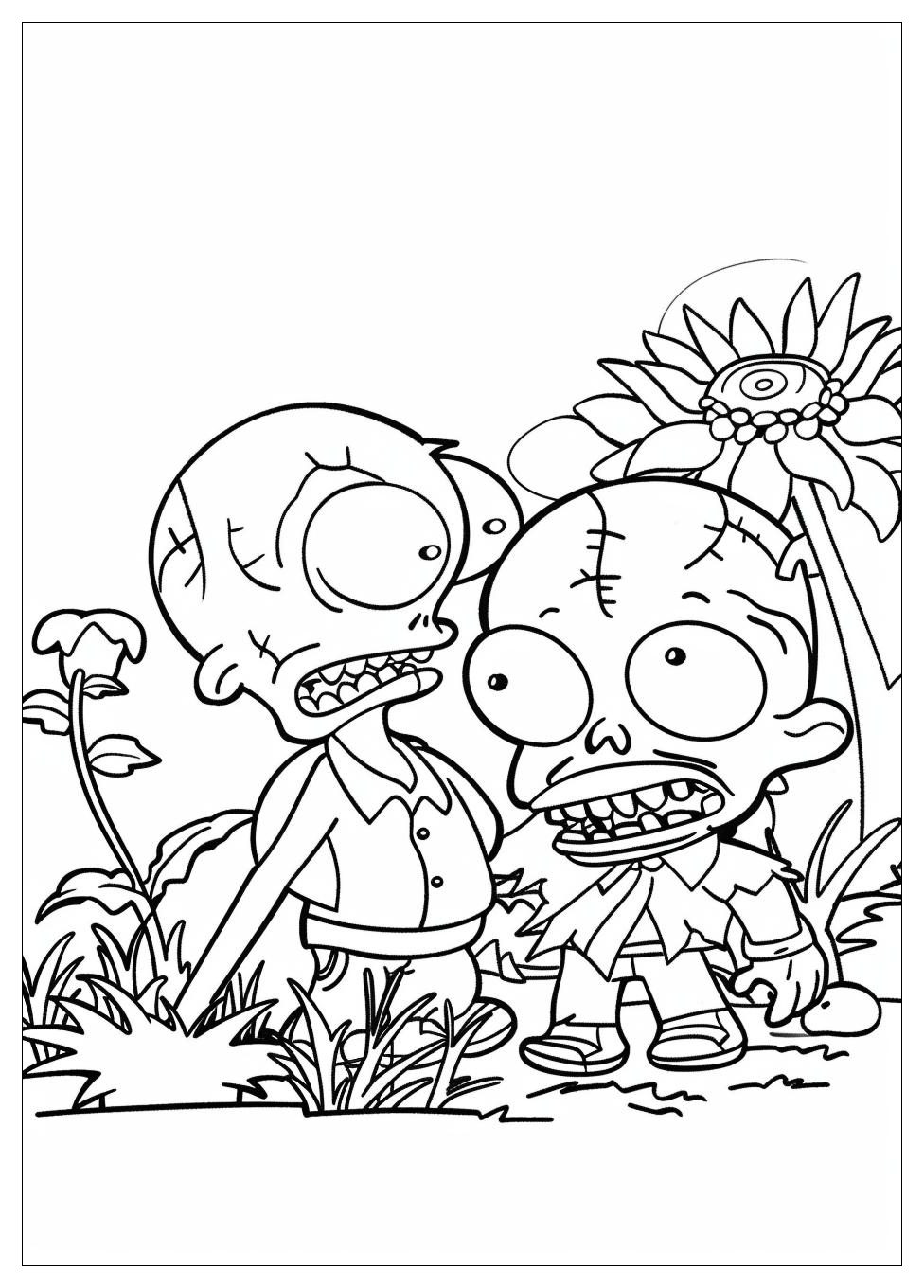 Plants Vs Zombies Coloring Pages-4