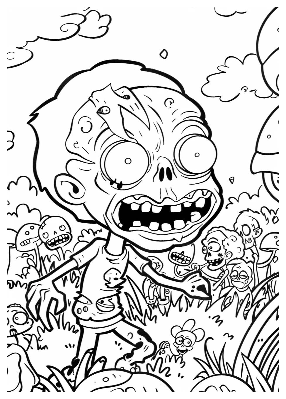 Plants Vs Zombies Coloring Pages-5