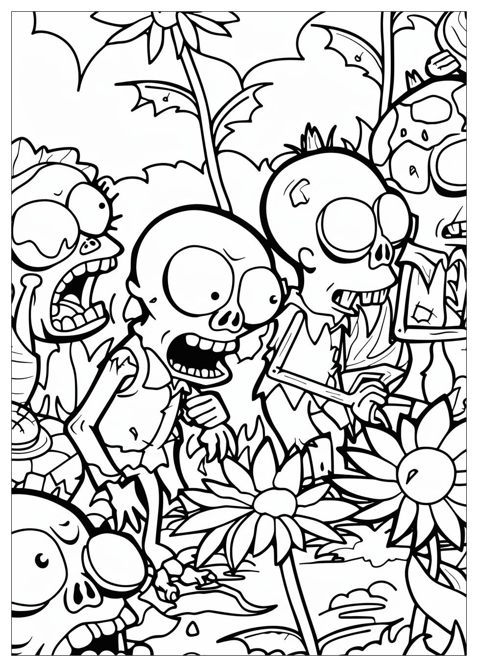 Plants Vs Zombies Coloring Pages-7