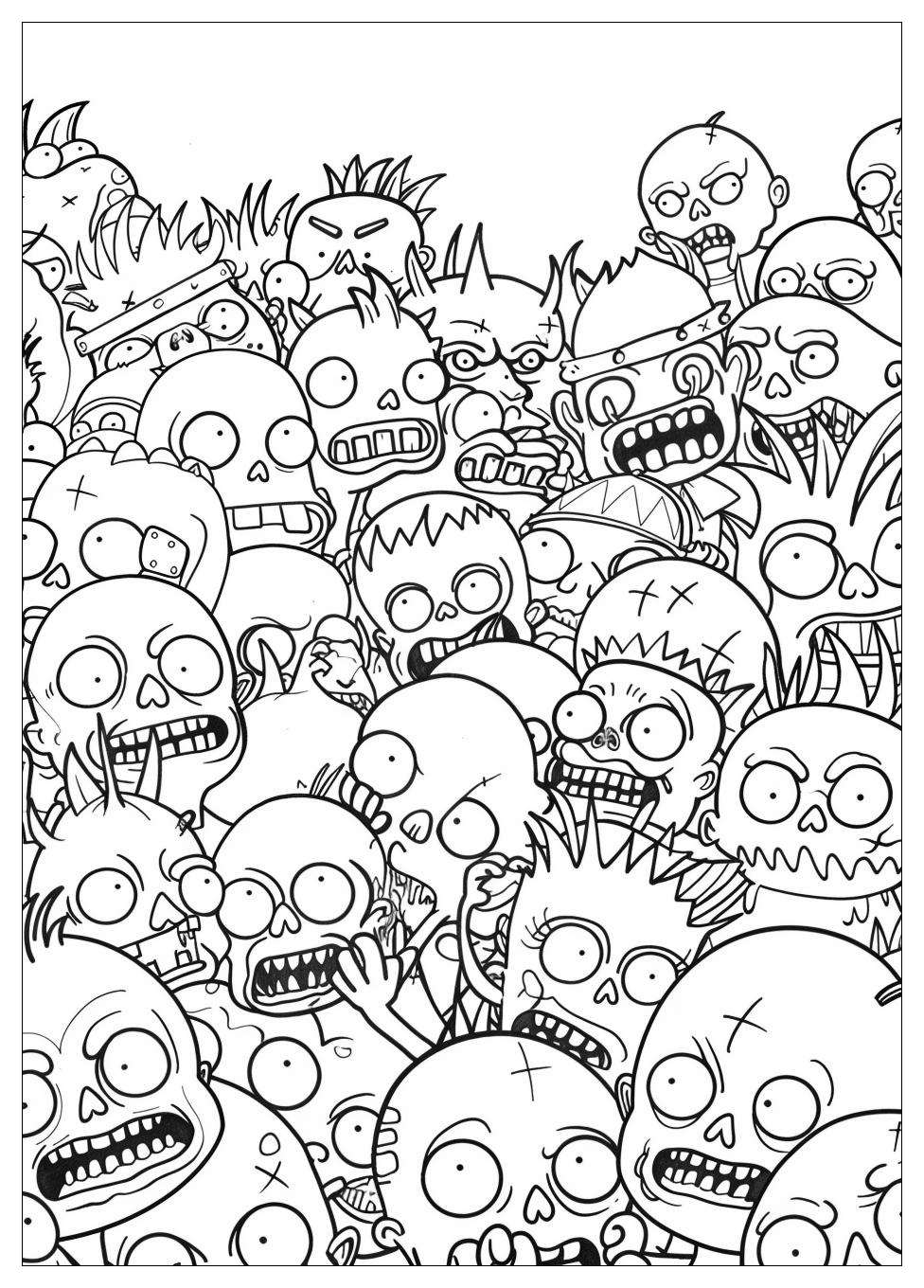Plants Vs Zombies Coloring Pages-8
