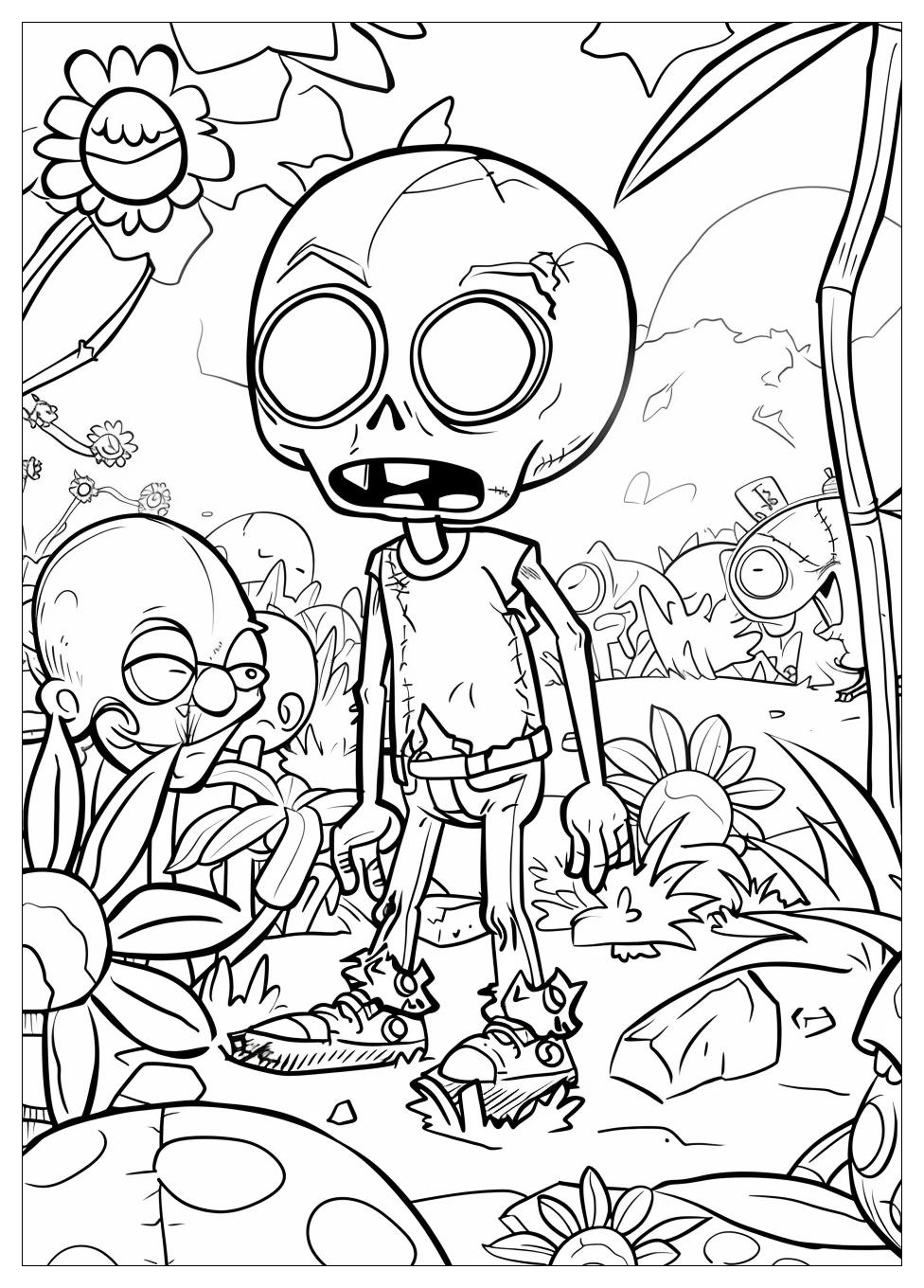 Plants Vs Zombies Coloring Pages-9
