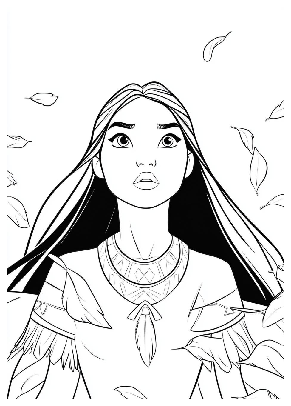 Free Printable Pocahontas Coloring Pages 1 Pocahontas Coloring Pages-1