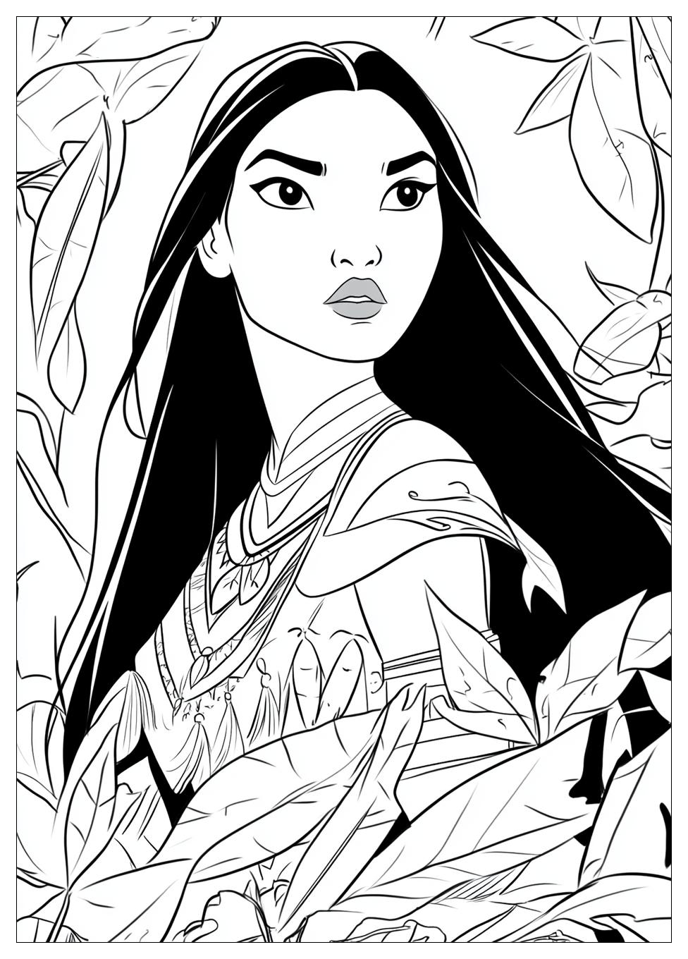 Free Printable Pocahontas Coloring Pages 10 Pocahontas Coloring Pages-10