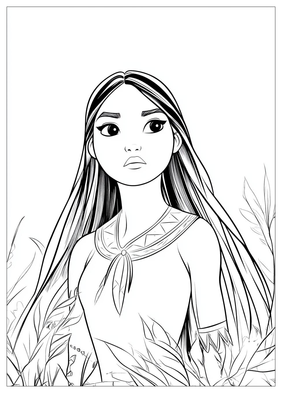 Free Printable Pocahontas Coloring Pages 11 Pocahontas Coloring Pages-11