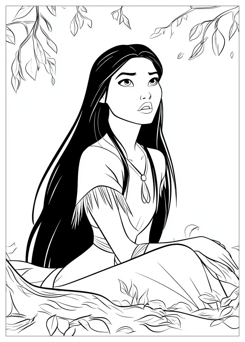 Free Printable Pocahontas Coloring Pages 14 Pocahontas Coloring Pages-14