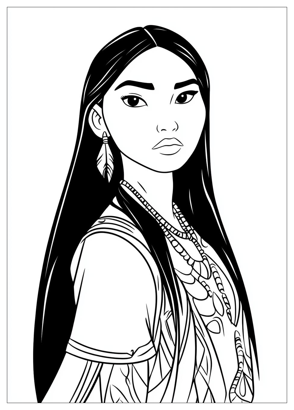 Free Printable Pocahontas Coloring Pages 15 Pocahontas Coloring Pages-15