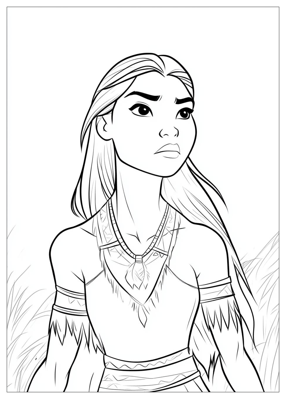 Free Printable Pocahontas Coloring Pages 17 Pocahontas Coloring Pages-17