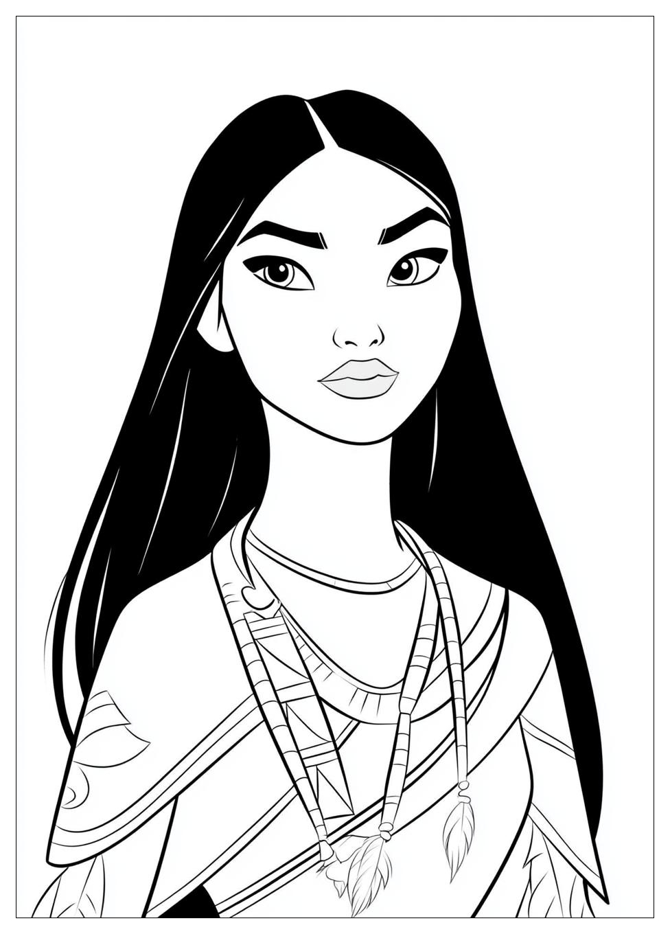 Free Printable Pocahontas Coloring Pages 19 Pocahontas Coloring Pages-19