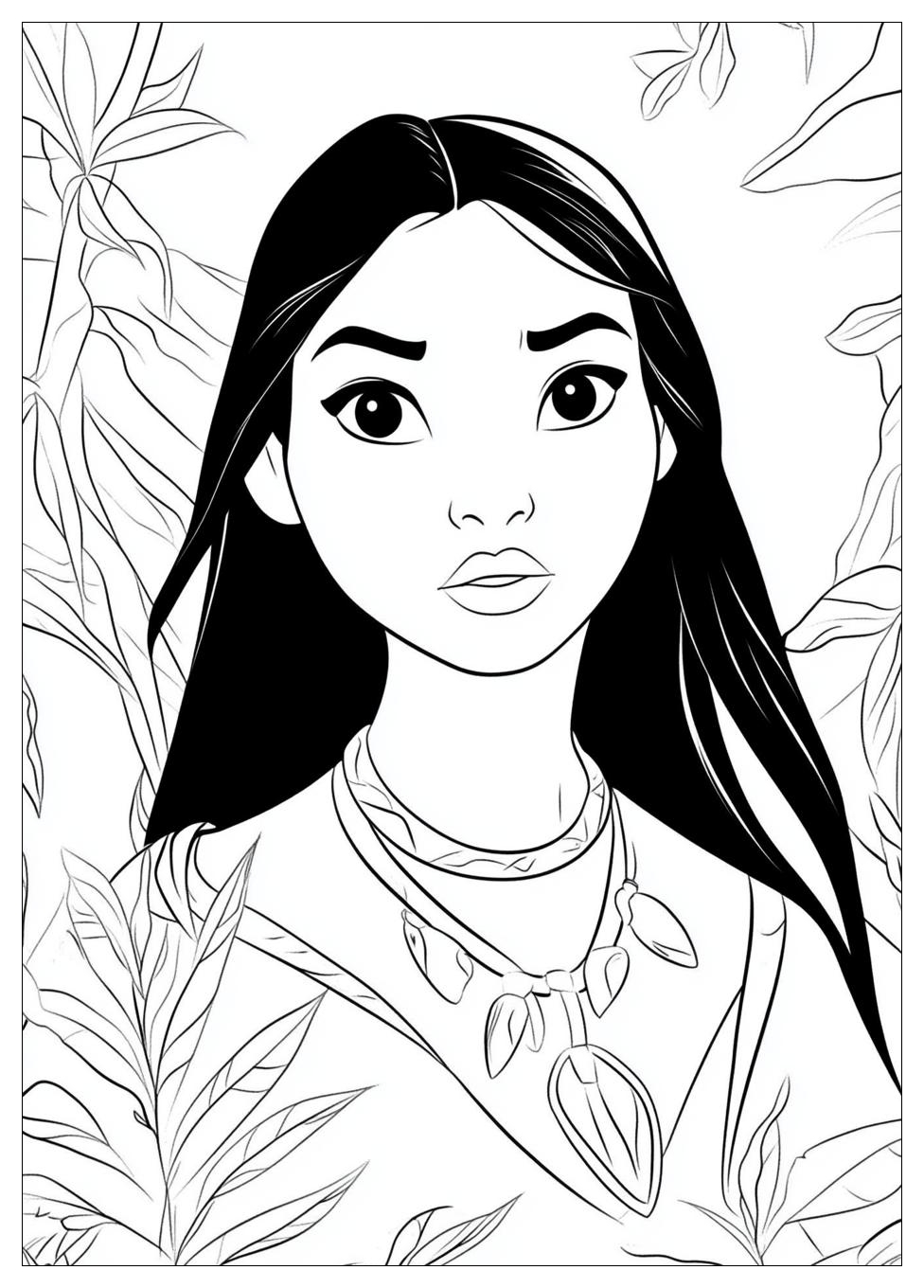 Free Printable Pocahontas Coloring Pages 2 Pocahontas Coloring Pages-2