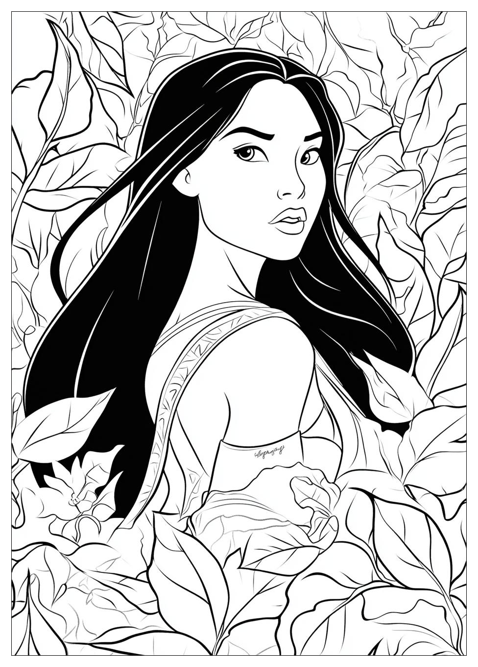 Free Printable Pocahontas Coloring Pages 20 Pocahontas Coloring Pages-20