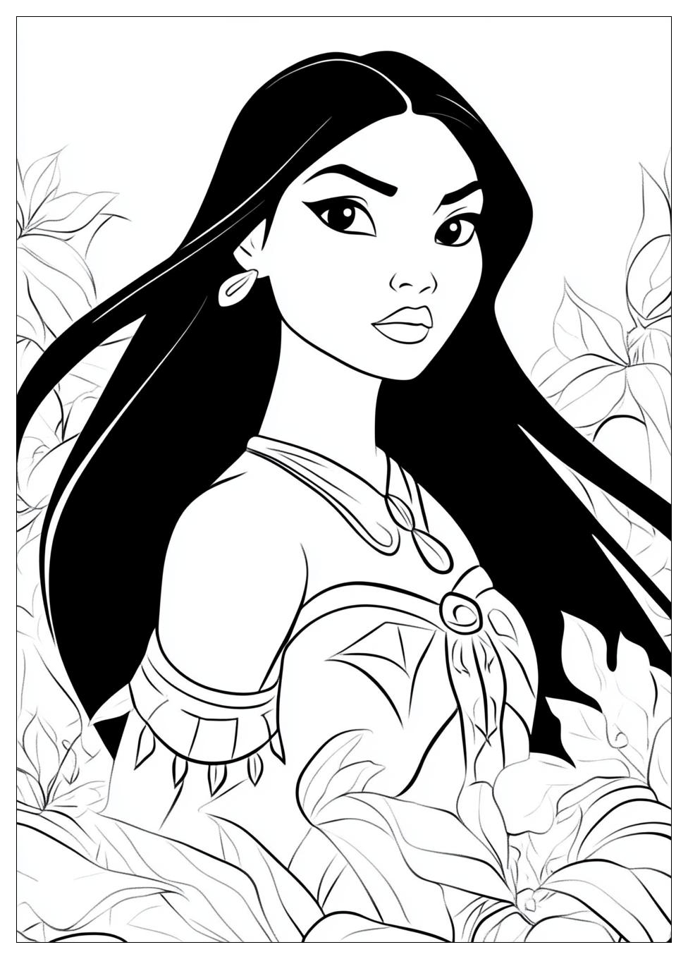 Free Printable Pocahontas Coloring Pages 5 Pocahontas Coloring Pages-5