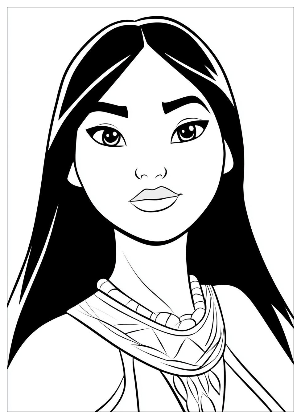 Free Printable Pocahontas Coloring Pages 6 Pocahontas Coloring Pages-6