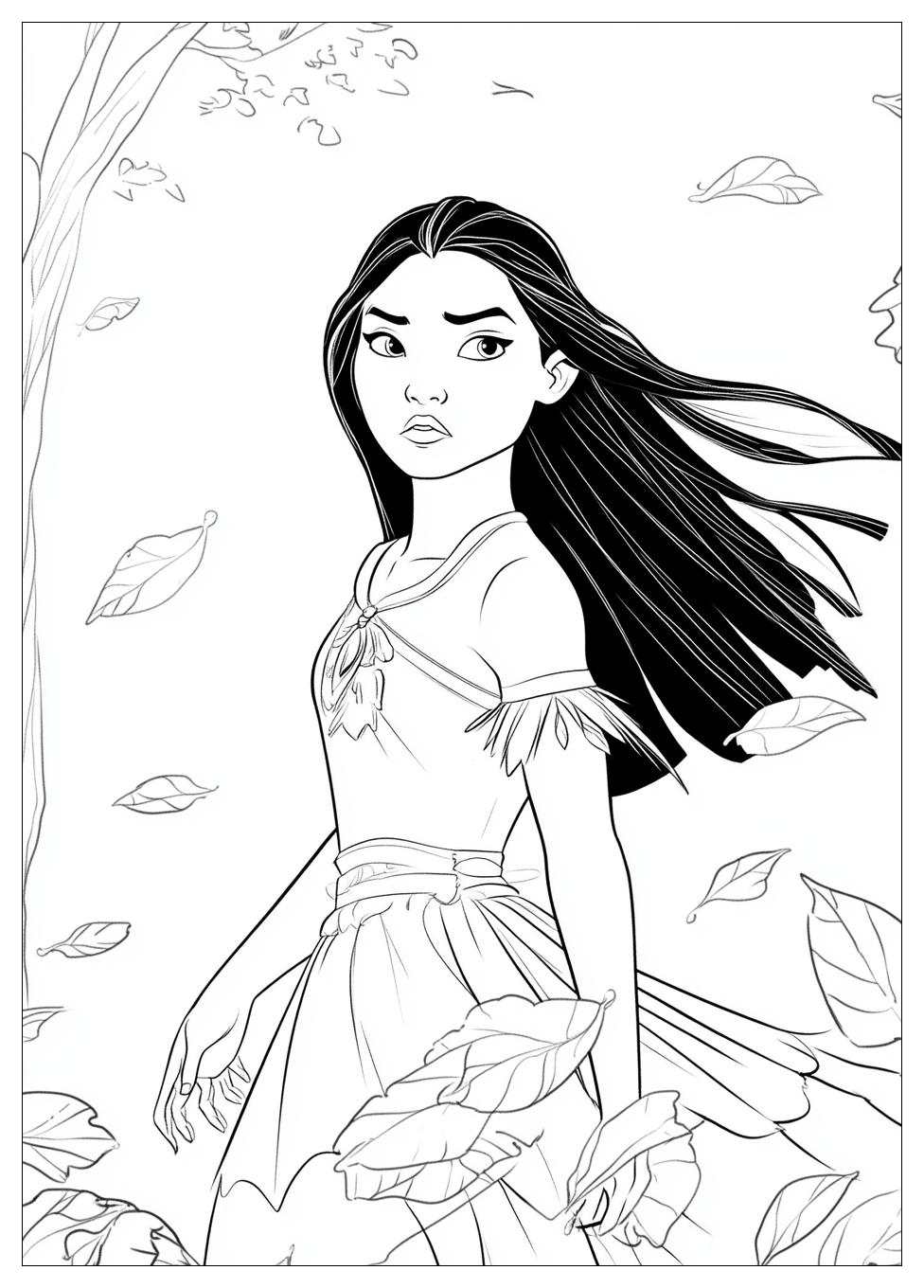Free Printable Pocahontas Coloring Pages 9 Pocahontas Coloring Pages-9